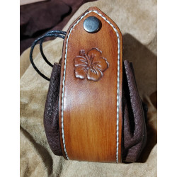 Bourse en cuir